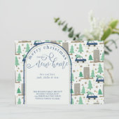 Weihnachten von Neuhaus Auto und Apartment Umzug Ankündigung (Stehend Vorderseite)