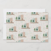 Weihnachten von New House Village Apartment Moving Ankündigung (Rückseite)