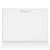 Weihnachten von Oregon Krater Grußkarte (Innenansicht Horizontal (Oben))