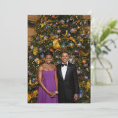 Weihnachten von Präsident Barack Obama und Michell (Stehend Vorderseite)