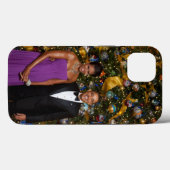 Weihnachten von Präsident Barack Obama und Michell Case-Mate iPhone Hülle (Rückseite (Horizontal))