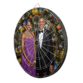 Weihnachten von Präsident Barack Obama und Michell Dartscheibe (Vorderseite rechts)