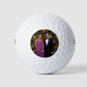 Weihnachten von Präsident Barack Obama und Michell Golfball