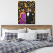 Weihnachten von Präsident Barack Obama und Michell Leinwanddruck (Insitu (Schlafzimmer))