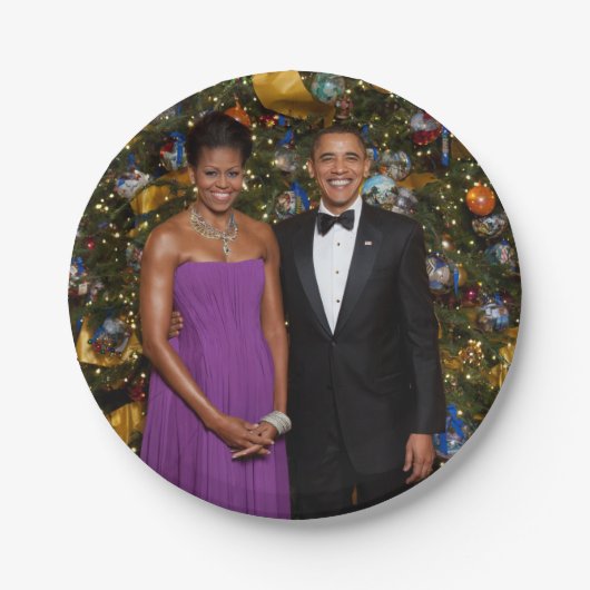 Weihnachten von Präsident Barack Obama und Michell Pappteller (Vorderseite)
