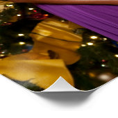 Weihnachten von Präsident Barack Obama und Michell Poster (Ecke)