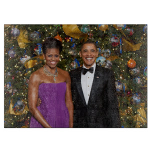 Weihnachten von Präsident Barack Obama und Michell Schneidebrett