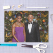 Weihnachten von Präsident Barack Obama und Michell Seidenpapier (Handwerk)