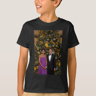 Weihnachten von Präsident Barack Obama und Michell T-Shirt