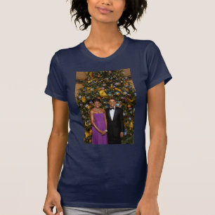 Weihnachten von Präsident Barack Obama und Michell T-Shirt