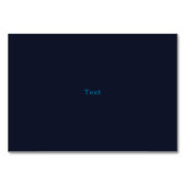 Weihnachten von Präsident Barack Obama und Michell Tischnummer (Rückseite)