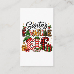 Weihnachten von Santas Lieblingself Begleitkarte