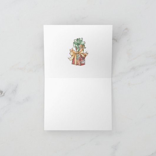 Weihnachten von unserer Zuhause zu dir Karte (Innenseite)