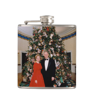 Weihnachten von US-Präsident Bill Clinton & Hillar Flachmann