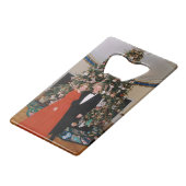 Weihnachten von US-Präsident Bill Clinton & Hillar Geldbeutel Flaschenöffner (Vorderseite Schrägansicht)