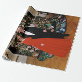 Weihnachten von US-Präsident Bill Clinton & Hillar Geschenkpapier (Ungerollt)