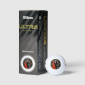 Weihnachten von US-Präsident Bill Clinton & Hillar Golfball (Verpackungen)