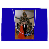 Weihnachten von US-Präsident Bill Clinton & Hillar Große Geschenktüte (Rückseite)