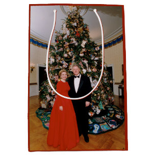 Weihnachten von US-Präsident Bill Clinton & Hillar Mittlere Geschenktüte