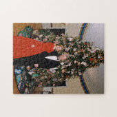 Weihnachten von US-Präsident Bill Clinton & Hillar Puzzle (Horizontal)