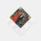 Weihnachten von US-Präsident Bill Clinton & Hillar Serviette (Ecke)