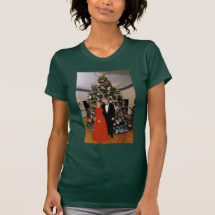 Weihnachten von US-Präsident Bill Clinton & Hillar T-Shirt