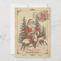 Weihnachten von Vintage Hand Gezeichnet Pauschalre