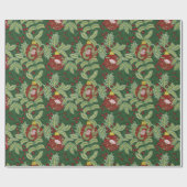 Weihnachten von William Morris Wrapping Paper Geschenkpapier (Flach)