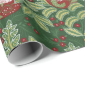 Weihnachten von William Morris Wrapping Paper Geschenkpapier (Rolleneckpunkt)