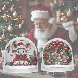 Weihnachten Vorgeschmack Maus Weihnachten individu Schneekugeln