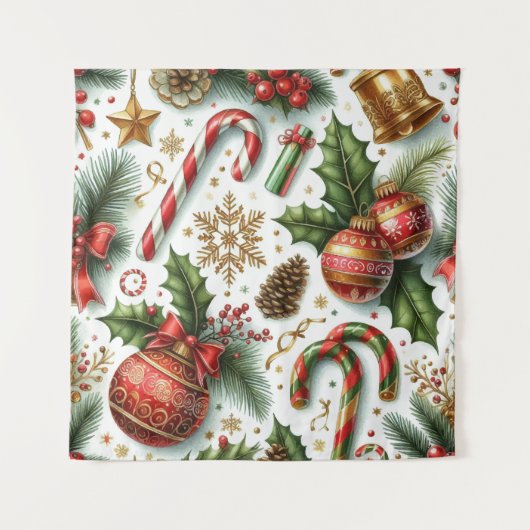 Weihnachten Wandteppich (Vorderseite)