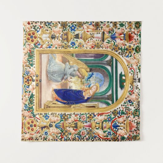 Weihnachten Wandteppich (Vorderseite (Horizontal))