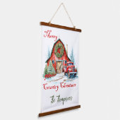 Weihnachten Wandteppich Mit Holzrahmen (Gewinkelt)