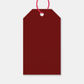 Weihnachten war es dieser oder Socken Jock Geschenkanhänger (Rückseite)