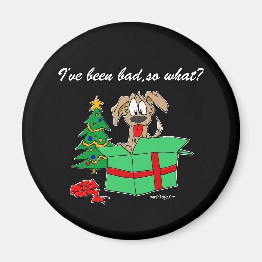Weihnachten war ich so schlecht? magnet (Vorne)