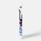 Weihnachten: Warme und gemütliche Weihnachtszeit Case-Mate iPhone Hülle (Rückseite / Links)