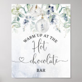 Weihnachten wärmen bei der Hot Chocolate Bar Poster (Vorne)