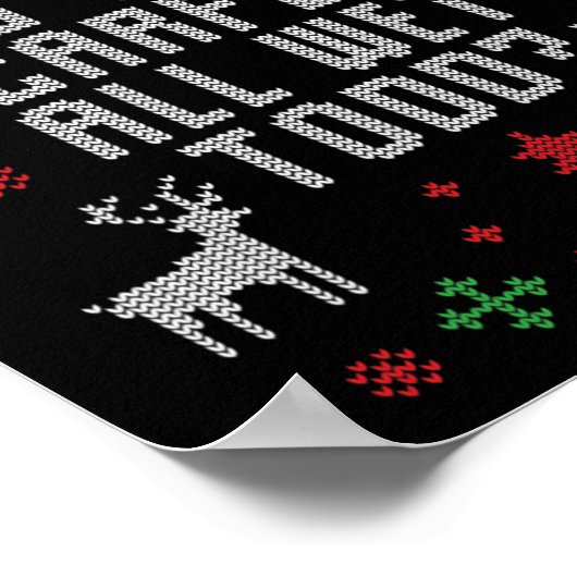 Weihnachten Warum ist der Teppich "Wet Todd" Poster (Ecke)