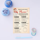 Weihnachten Was auf Ihrem Handy Weihnachtsspielkar Flyer (Einzeln)