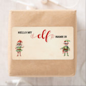 Weihnachten Was Ihr Elf-Spiel-Label (Insitu)