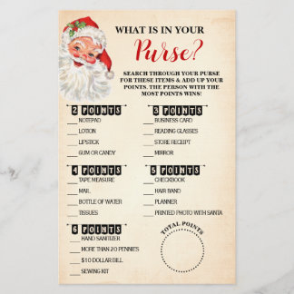 Weihnachten Was in Ihrer Weihnachtskarte ist Flyer