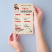 Weihnachten Was in Ihrer Weihnachtskarte ist Flyer (Handgriff)