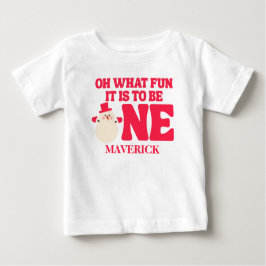 Weihnachten Was Spaß zum ersten Geburtstag Baby T-shirt