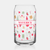 Weihnachten Was Spaß zum ersten Geburtstag Dosenglas (Rückseite)