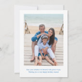 Weihnachten Wasserfarbe Seashell Zwei Foto (Rückseite)