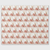 Weihnachten Wasserfarben mit Geschenken Geschenkpapier (Flach)