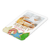 Weihnachten Wasserfarbene Niedliche Cookies 1 Foto Magnet (Linke Seite)