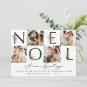 Weihnachten Watercalor Cranberry Collage 4 Foto Ur (Stehend Vorderseite)