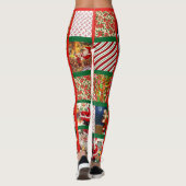 Weihnachten Weihnachten 10 Fotovorlage Frauen Leggings (Rückseite)