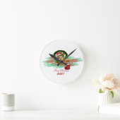 Weihnachten Weihnachten 2021 Acrylwand Uhr (Zuhause)